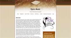 Desktop Screenshot of epicsmusic.musicteachershelper.com