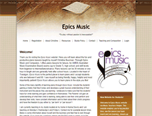 Tablet Screenshot of epicsmusic.musicteachershelper.com