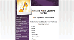 Desktop Screenshot of creativemusiclearningcenter.musicteachershelper.com
