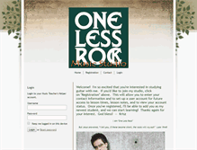 Tablet Screenshot of onelessrock.musicteachershelper.com