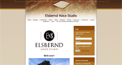 Desktop Screenshot of elsberndvoicestudio.musicteachershelper.com