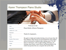 Tablet Screenshot of karenthompsonpianostudio.musicteachershelper.com