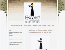 Tablet Screenshot of encoremusic.musicteachershelper.com