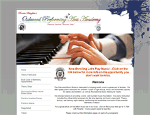 Tablet Screenshot of oakwood.musicteachershelper.com