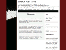 Tablet Screenshot of landrum.musicteachershelper.com