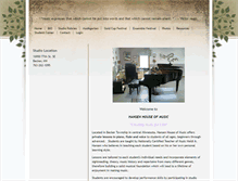 Tablet Screenshot of hansenhouseofmusic.musicteachershelper.com