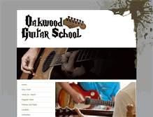 Tablet Screenshot of oakwoodguitarschool.musicteachershelper.com