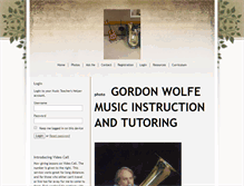 Tablet Screenshot of gordonwolfe.musicteachershelper.com