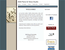 Tablet Screenshot of mcginnisschoolofmusic.musicteachershelper.com