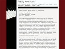 Tablet Screenshot of mcelroypianostudio.musicteachershelper.com