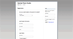 Desktop Screenshot of georgepianostudio.musicteachershelper.com