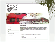Tablet Screenshot of kolobmusic.musicteachershelper.com