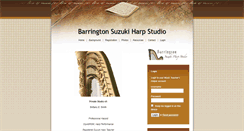 Desktop Screenshot of barringtonsuzukiharp.musicteachershelper.com