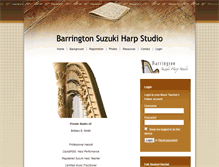 Tablet Screenshot of barringtonsuzukiharp.musicteachershelper.com