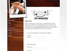 Tablet Screenshot of dymacekmusic.musicteachershelper.com
