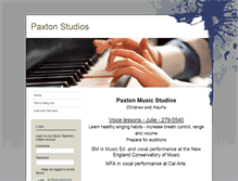 Tablet Screenshot of paxtonstudios.musicteachershelper.com